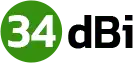 34 dBi
